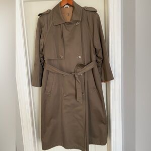 Evan Picone Brown Trench Coat